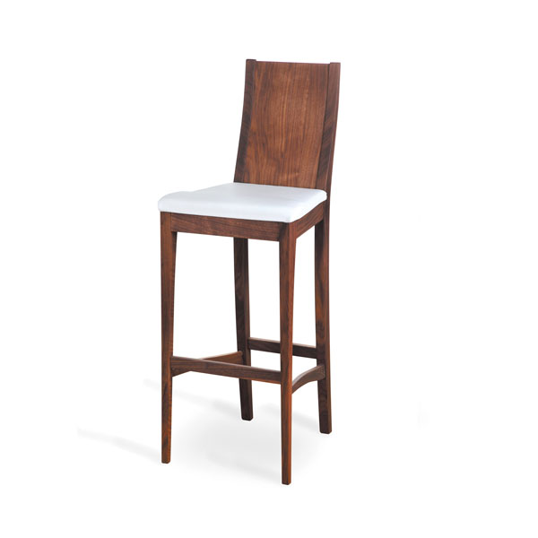 Barová stolička Arca s čalúneným sedadlom