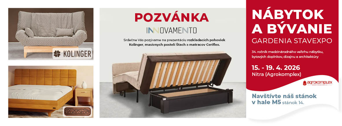 Navštívte nás na veľtrhu NÁBYTOK A BÝVANIE