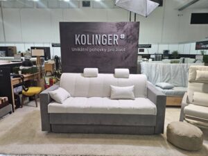 Navštívte náš stánok a objavte rozkladaciu pohovku Kolinger